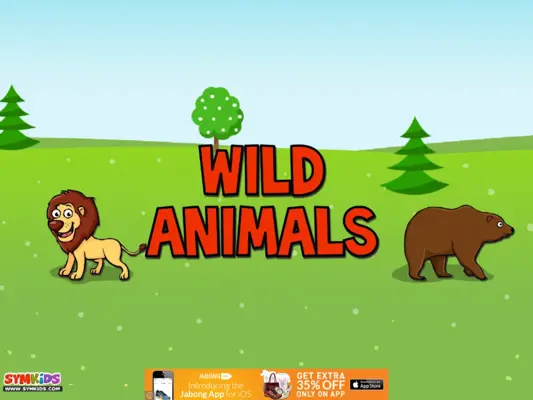 Wild Animals for Kids android App screenshot 5